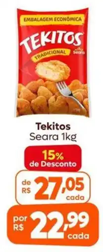 Supermercados Pague Menos Tekitos Seara oferta