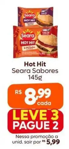 Supermercados Pague Menos hot hit seara sabores oferta