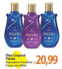Atacadão Óleo Corporal Paixão Inspiradora/ Irresistível oferta