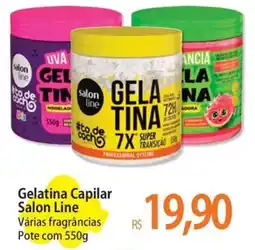 Atacadão Gelatina capilar salon line oferta