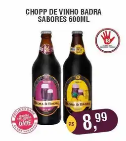 Supermercados Varandas Chopp de vinho badra sabores oferta