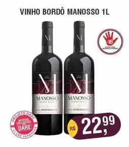 Supermercados Varandas vinho bordô manosso oferta