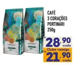 Supermercados Avenida Café 3 corações oferta