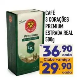 Supermercados Avenida Café 3 corações premium estrada real oferta