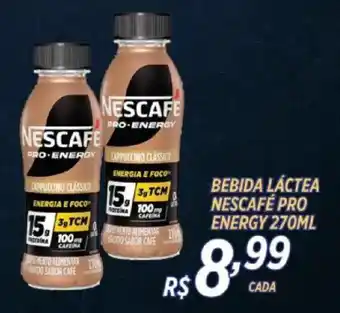 Bebida láctea nescafé pro energy