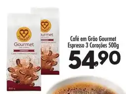 Confiança Supermercados Café em Grão Gourmet Espresso 3 Corações oferta
