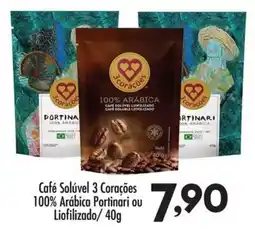 Confiança Supermercados Café Solúvel 3 Corações oferta