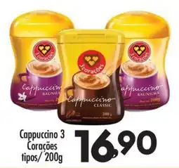 Confiança Supermercados Cappuccino 3 Corações oferta