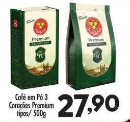 Confiança Supermercados Café em Pó 3 Corações Premium oferta