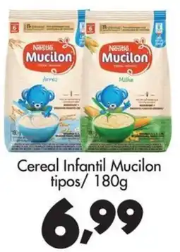 Confiança Supermercados Cereal Infantil Mucilon tipos oferta