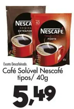 Confiança Supermercados Café Solúvel Nescafé tipos oferta