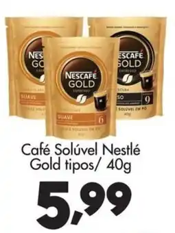 Confiança Supermercados Café Solúvel Nestlé Gold tipos oferta