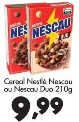 Confiança Supermercados Cereal Nestlé Nescau ou Nescau Duo oferta