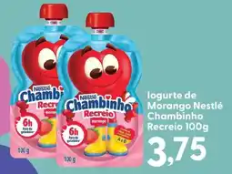Confiança Supermercados Iogurte de morango nestlé chambinho recreio oferta