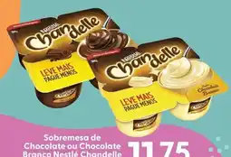 Confiança Supermercados Sobremesa de Chocolate ou Chocolate Branco Nestlé Chandelle oferta