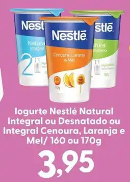 Confiança Supermercados Iogurte Nestlé Natural Integral ou Desnatado ou Integral Cenoura, Laranja e Mel oferta
