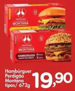 Confiança Supermercados Hambúrguer Perdigão Montana oferta