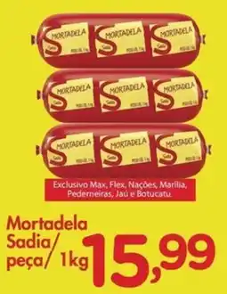 Confiança Supermercados Mortadela Sadia oferta