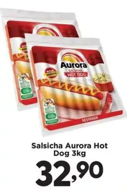 Confiança Supermercados Salsicha aurora hot dog oferta