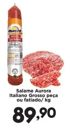 Confiança Supermercados Salame Aurora oferta