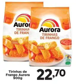 Confiança Supermercados Tirinhas de Frango Aurora oferta