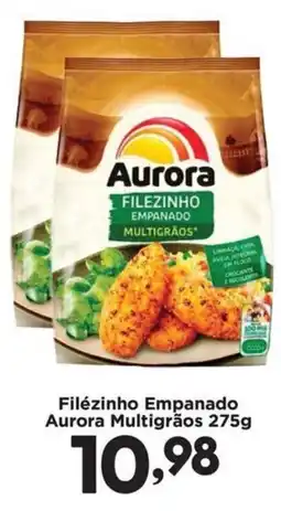Confiança Supermercados Filézinho empanado aurora multigrãos oferta