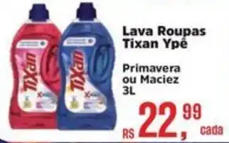 Supermercados Mateus Lava Roupas Tixan Ypê oferta