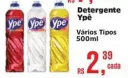 Supermercados Mateus Detergente Ypê oferta