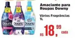 Supermercados Mateus Amaciante para Roupas Downy Vários Fragrâncias oferta