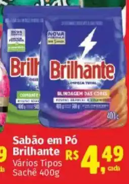Supermercados Mateus Sabão em Pó Brilhante oferta