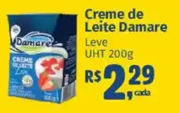 Supermercados Mateus Creme de Leite Damare Leve UHT oferta