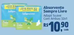 Supermercados Mateus Absorvente Sempre Livre oferta
