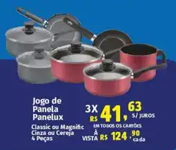 Supermercados Mateus Jogo de Panela Panelux oferta