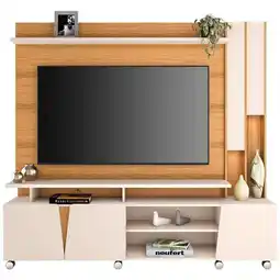 Benoit Estante Home Theater HB Virtus Para TV de até 70 3 Portas com Led 187,5 x 200 x 40cm oferta