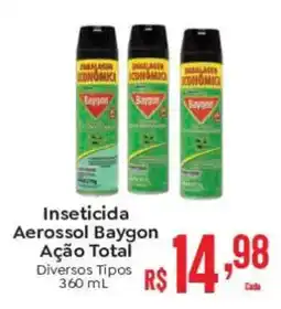 Supermercados Mateus Inseticida aerossol baygon ação total diversos tipos oferta