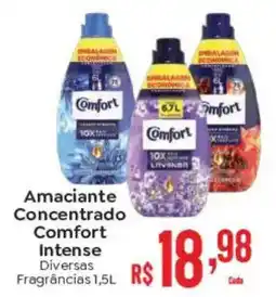Supermercados Mateus Amaciantes concentrado comfort intense oferta