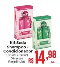 Supermercados Mateus Kit Seda Shampoo + Condicionador oferta