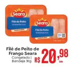 Supermercados Mateus Filé de Peito de Frango Seara oferta
