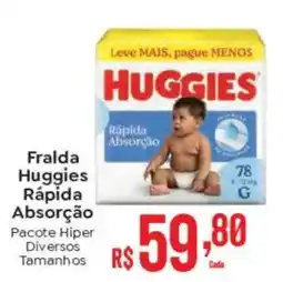 Supermercados Mateus Fralda huggies rápida absorção oferta