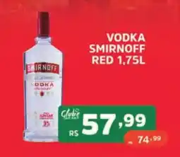 Supermercados Pague Menos Vodka smirnoff red oferta