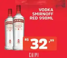 Supermercados Pague Menos vodka smirnoff red oferta