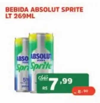 Bebida absolut sprite