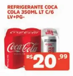 Supermercados Pague Menos refrigerante coca cola oferta