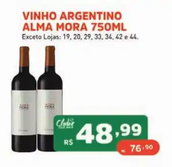 Vinho argentino alma mora