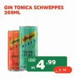 Supermercados Pague Menos gin tonica schweppes oferta