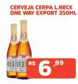 Supermercados Pague Menos Cerveja cerpa l.neck oferta