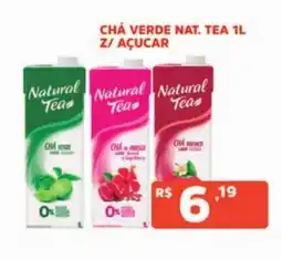 Supermercados Pague Menos Chá verde nat. tea 1l z/ açucar oferta