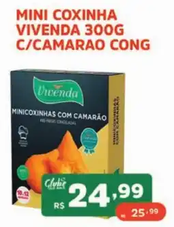 Supermercados Pague Menos mini coxinha vivenda com camarão oferta