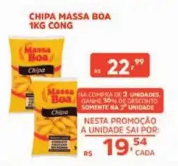 Supermercados Pague Menos chipa massa boa oferta