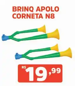 Supermercados Pague Menos brinq apolo corneta n8 oferta